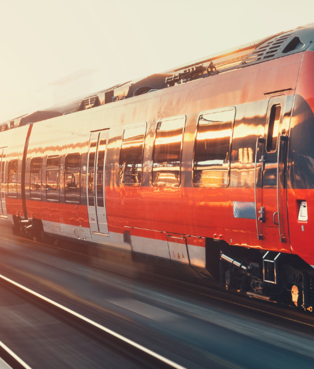 Train moving - transportation